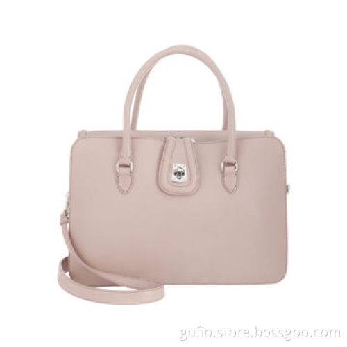 Favorable Antique Opal Leather Tote Bag, one internal zip-fastening pocket